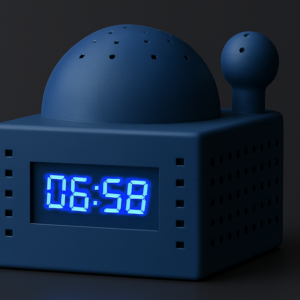Cute Athan Clock Blue